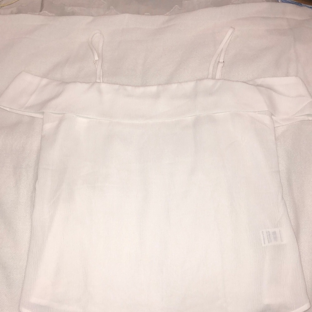 Classy off the shoulder with straps top